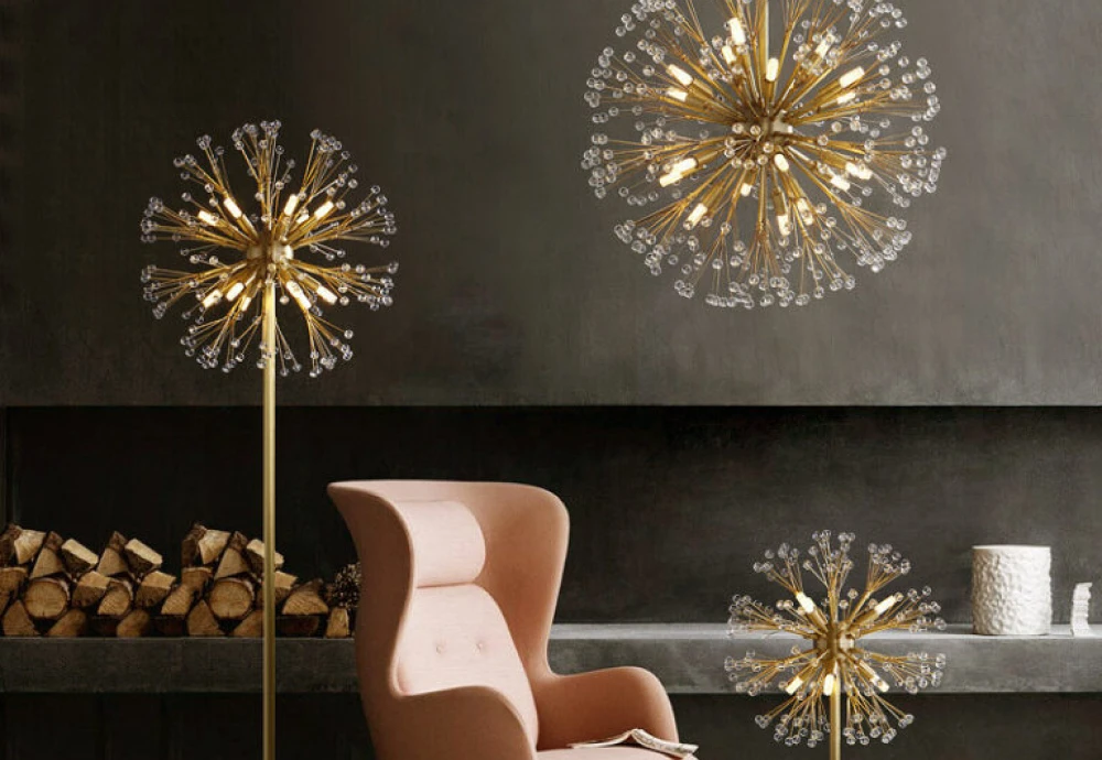 crystal globe chandelier light